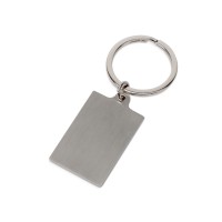 Брелок "Steel RCT" прямоугольный, серебристый (Р)