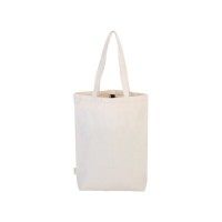 Сумка Fixy из переработанного хлопка с фиксирующей эластичной лентой, натуральный