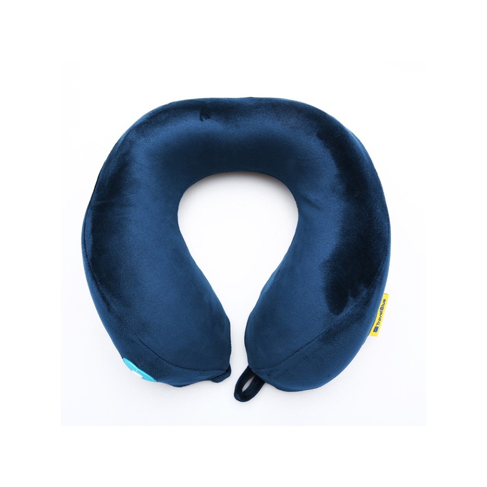Подушка для путешествий со встроенным массажером "Massage Tranquility Pillow", синий