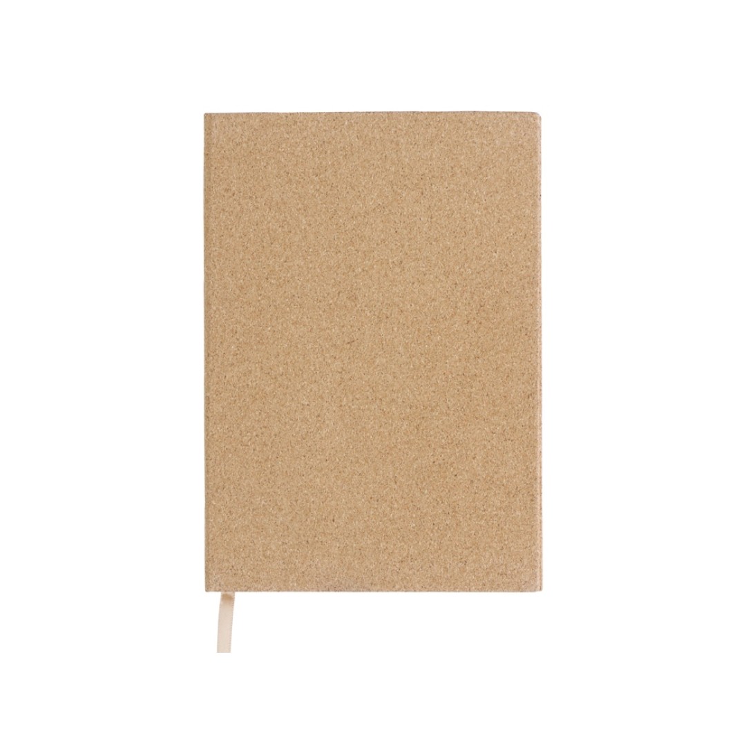 Блокнот из пробки А5 "Passiflora", твердая обложка, 80 листов 80 гр/м2 переработанной белой бумаги,