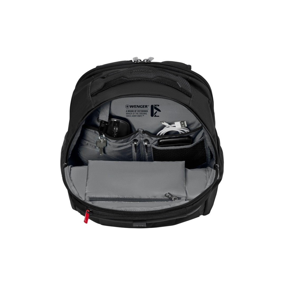 Рюкзак WENGER XE Professional 15.6", черный, переработанный ПЭТ/Полиэстер, 32х22х44 см, 23 л.