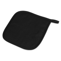 Подарочный набор с фартуком, прихваткой, черный