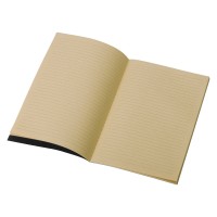 Блокнот "Monet", гибкая обложка A5 из моющегося крафта, 32 листа, черный