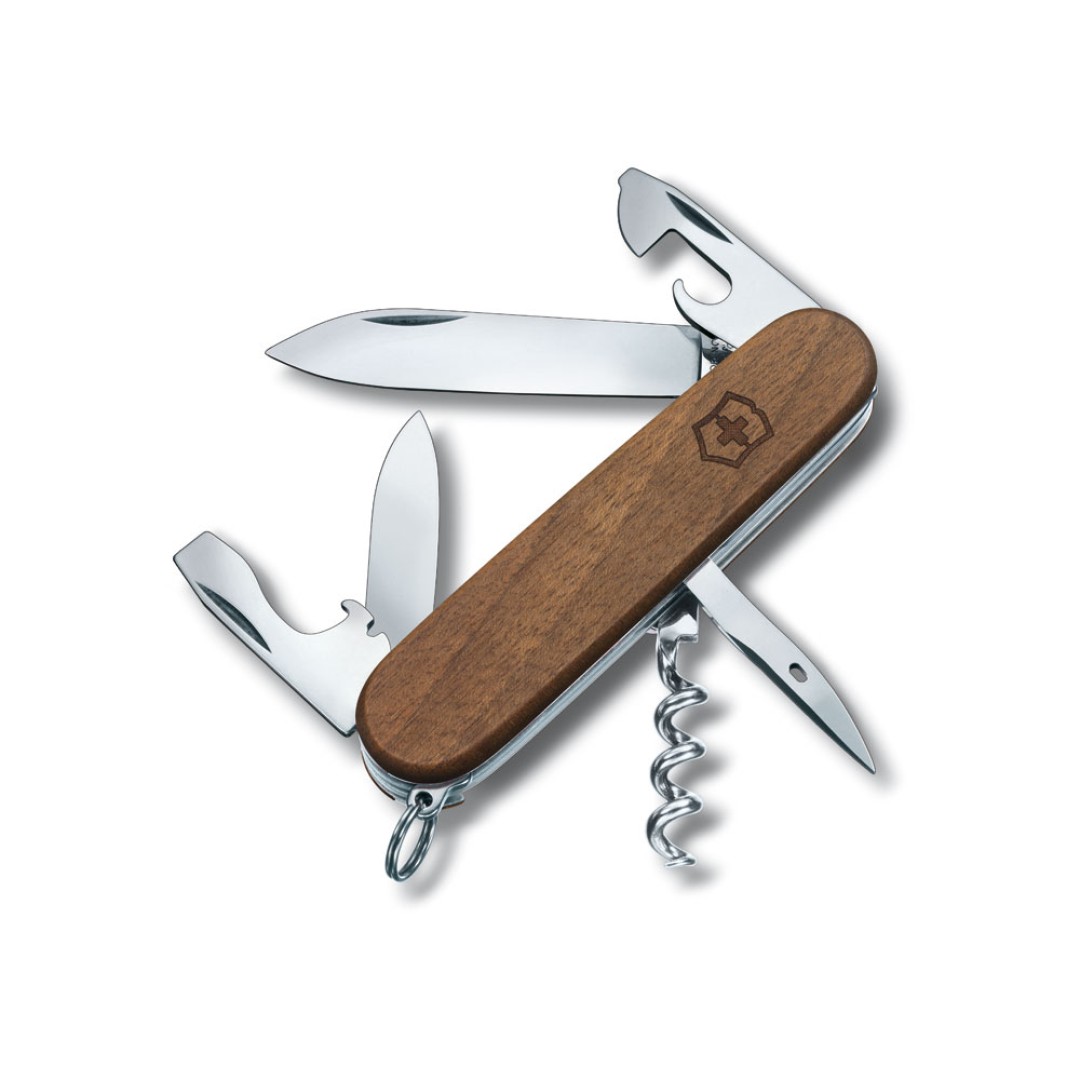 Нож перочинный VICTORINOX Spartan Wood, 91 мм, 10 функций, рукоять из орехового дерева