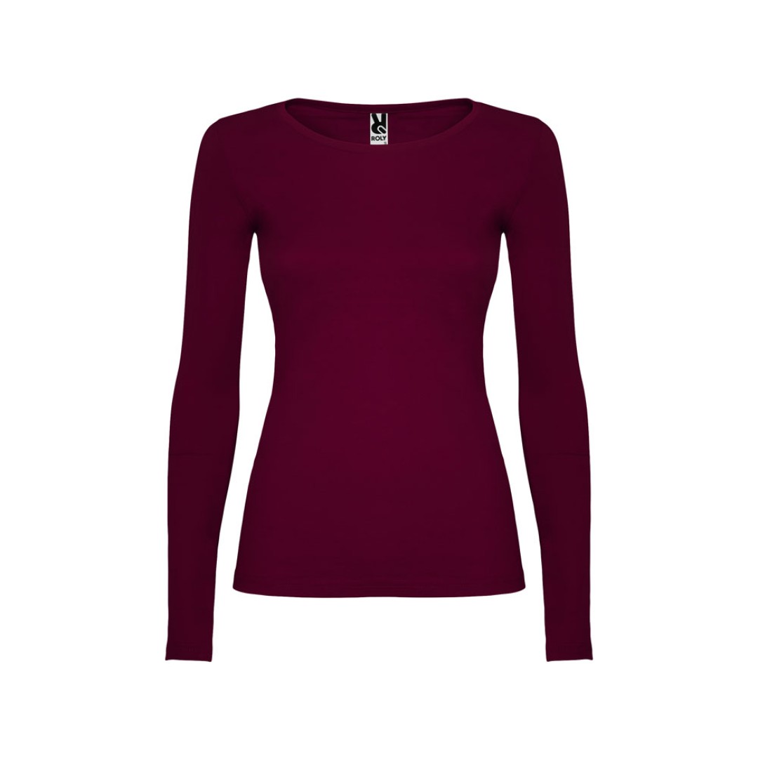 Футболка с длинным рукавом "Extreme" женская, гранатовый