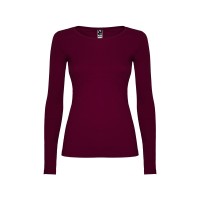 Футболка с длинным рукавом "Extreme" женская, гранатовый
