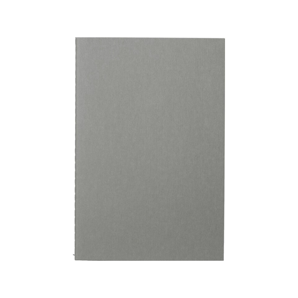 Блокнот "Monet", гибкая обложка A5 из моющегося крафта, 32 листа, серый
