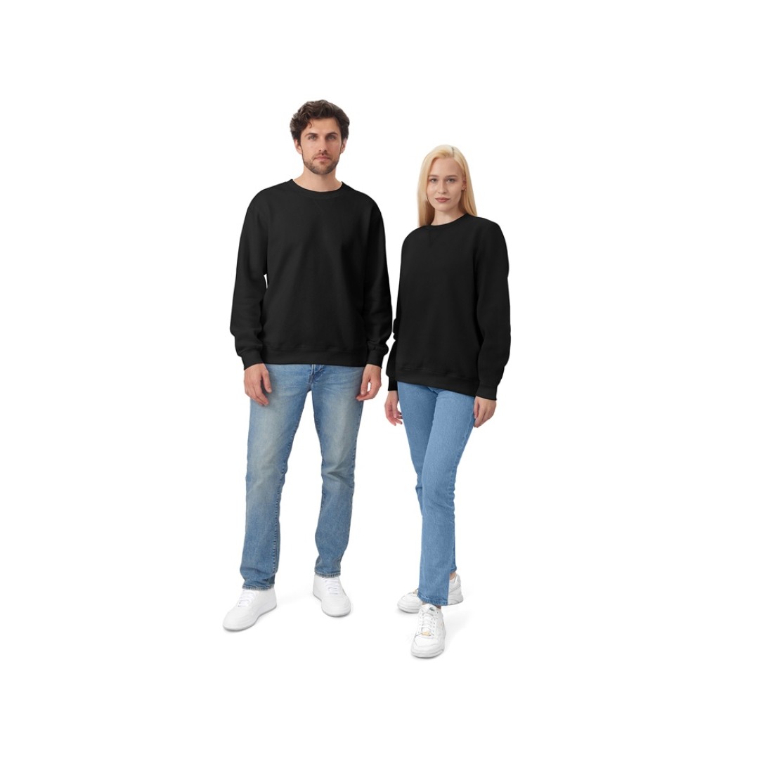 Свитшот оверсайз «Lisbon» унисекс, черный