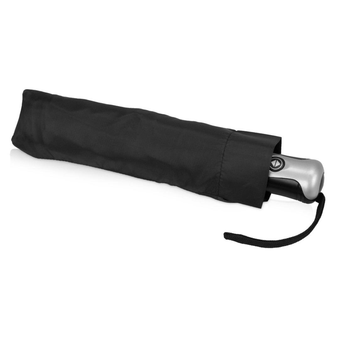 Зонт Alex трехсекционный автоматический 21,5", черный