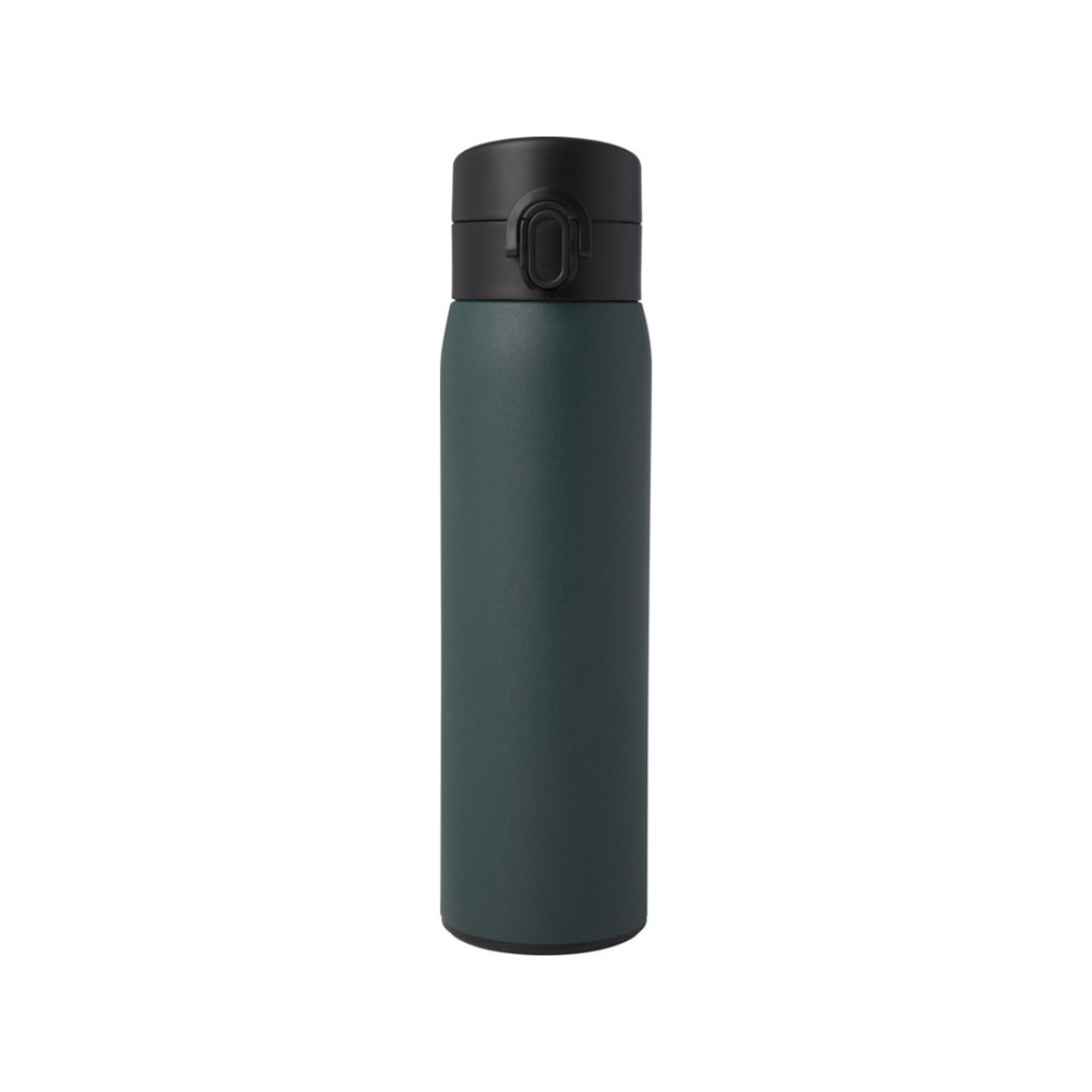 Термос Sika из нержавеющей стали, сертифицированной по стандарту RCS, объемом 450 мл с изоляцией - Зеленый лесной