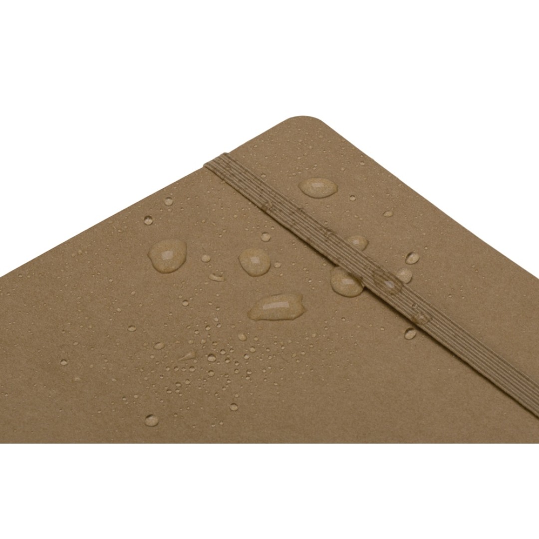 Блокнот из моющегося крафта и каменной бумаги А5 "Fleekstone", гибкая обложка, натуральный