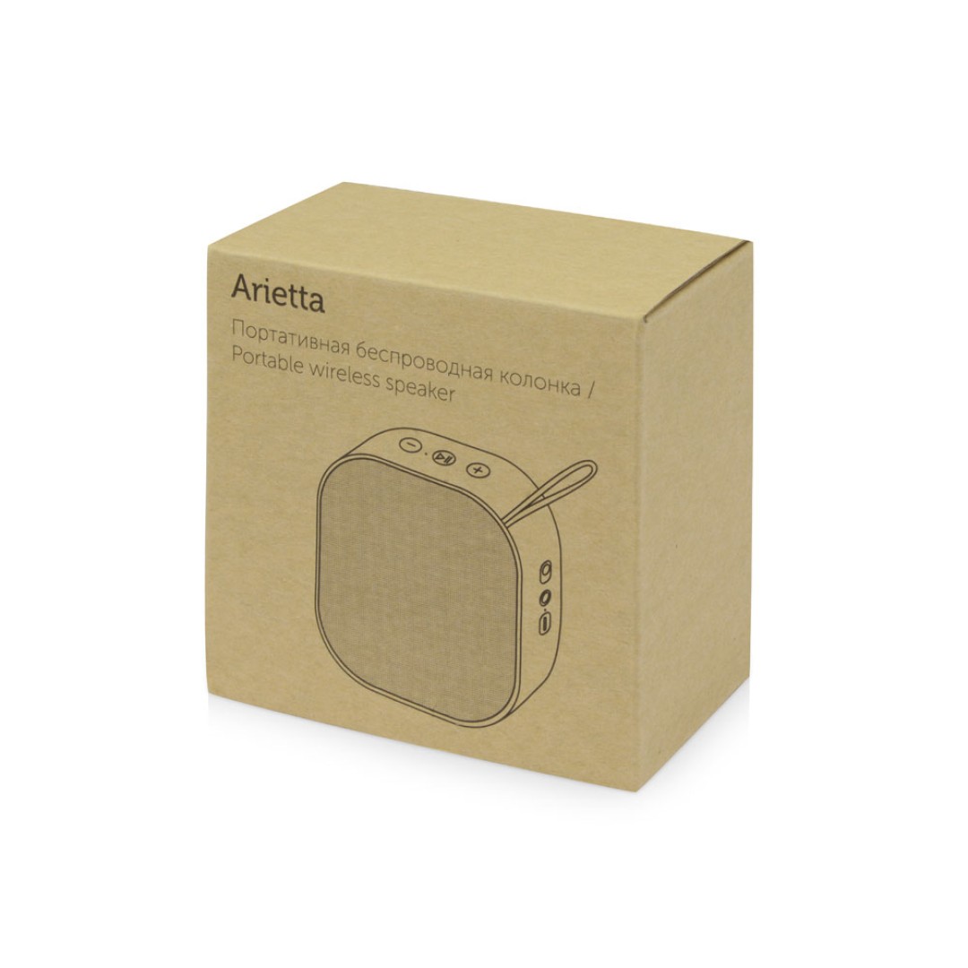 Портативная колонка Arietta, зеленое яблоко