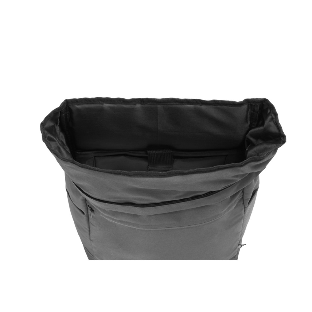 Рюкзак на липучке Vel из переработанного пластика, серый