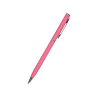 Ручка "Palermo" шариковая  автоматическая, коралловый металлический корпус, 0,7 мм, синяя