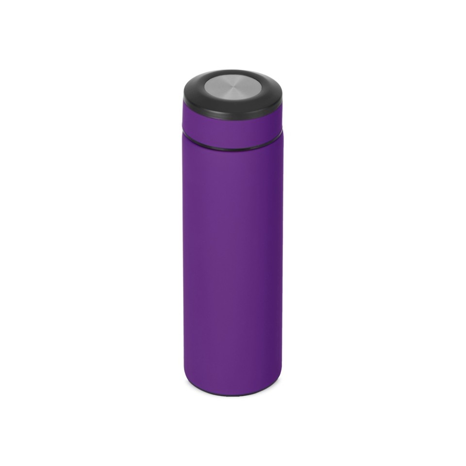 Вакуумный термос "Vacuum Flask C1", soft touch, 420мл, фиолетовый