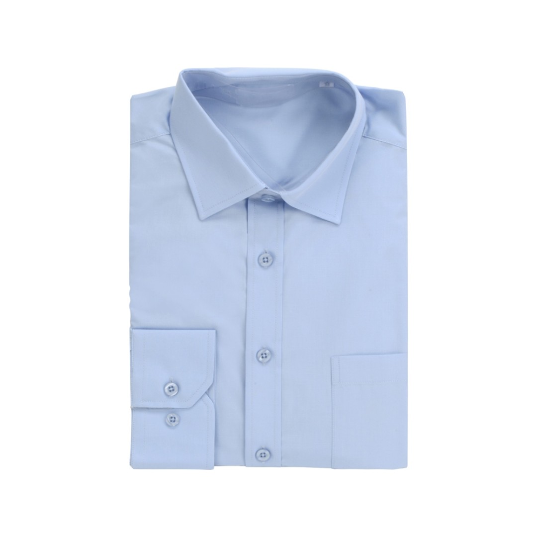 Рубашка Houston мужская с длинным рукавом, голубой