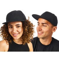 Бейсболка с прямым козырьком «Los Angeles 2.0», черный