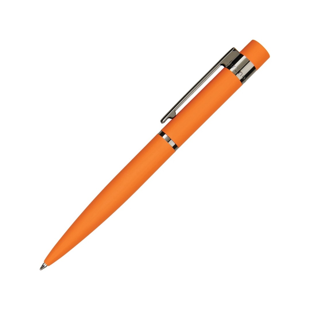 Ручка металлическая шариковая "Verona", софт-тач, 1.0 мм, оранжевый