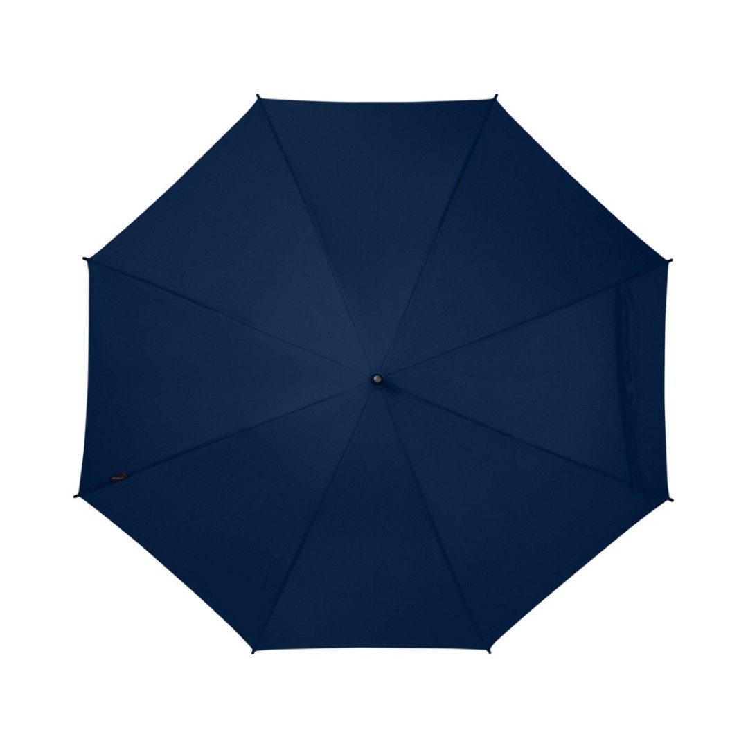 Зонт трость 23" Niel из переработанного ПЭТ-пластика, полуавтомат - Темно - синий