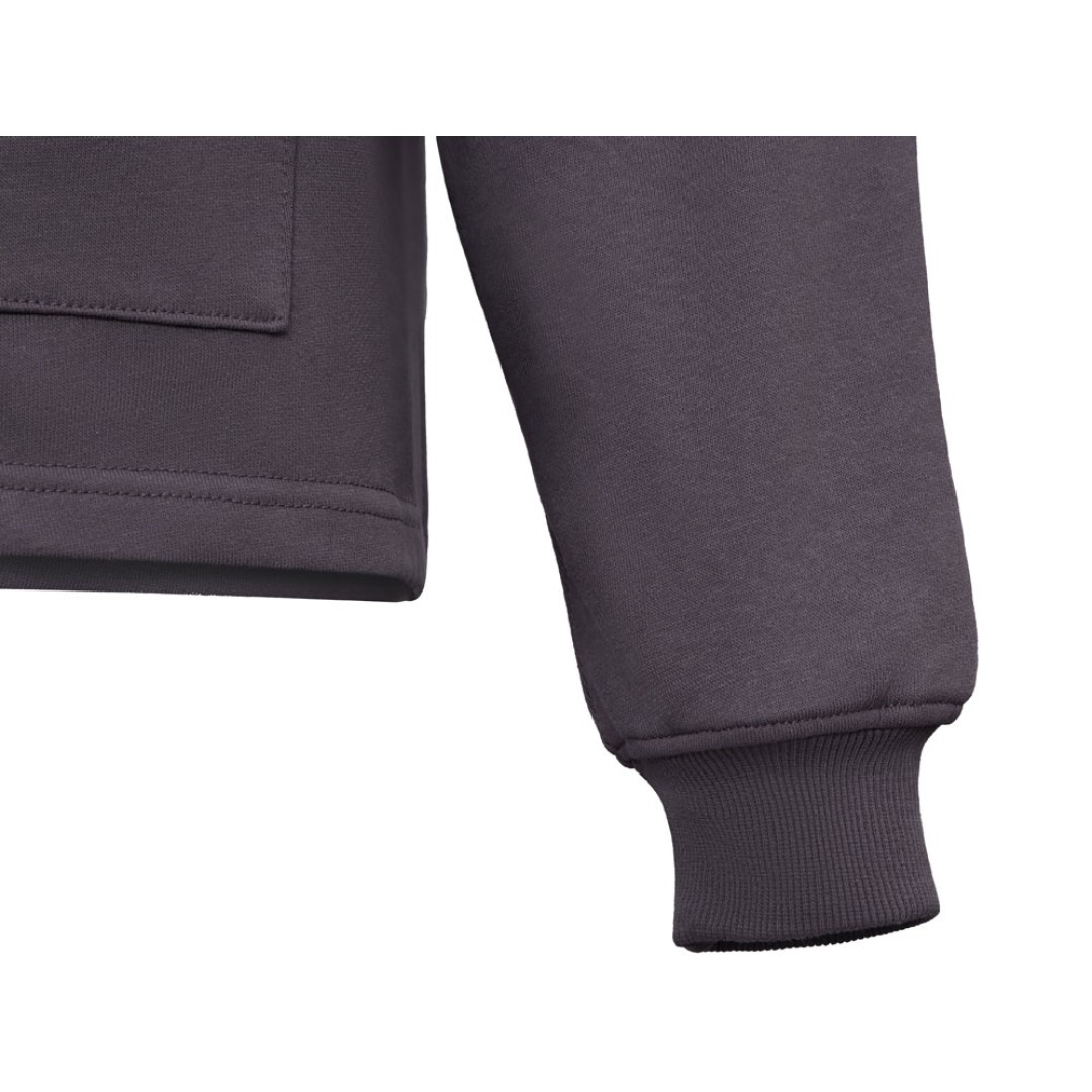 Худи оверсайз «Alpha.01» унисекс, темно-серый