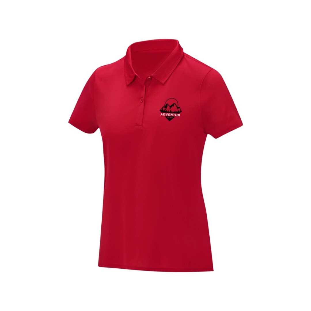 Женская стильная футболка поло с короткими рукавами Deimos, красный