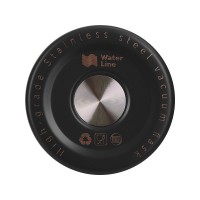 Вакуумная термокружка "Decart", 450 мл, тубус, черный