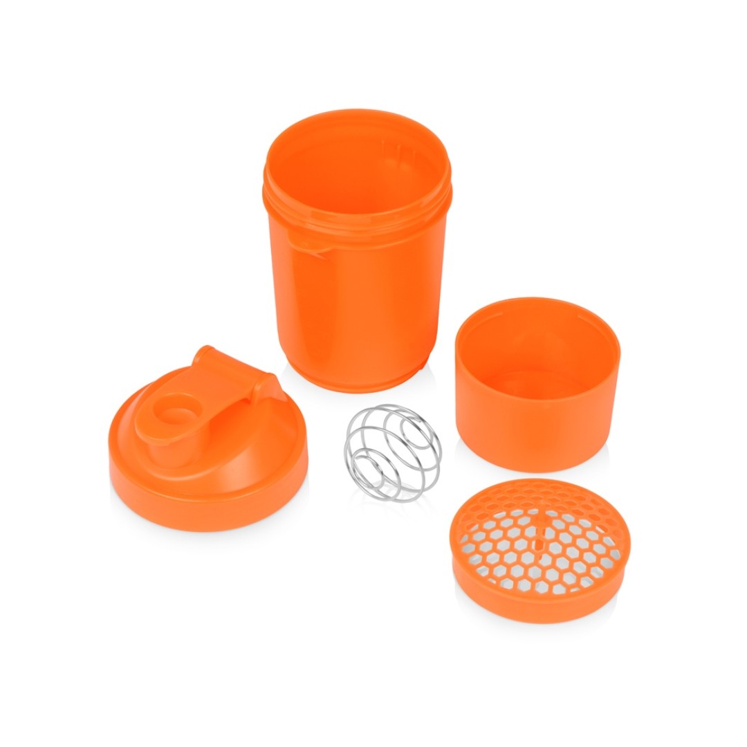 Шейкер для спортивного питания «Level Up», оранжевый