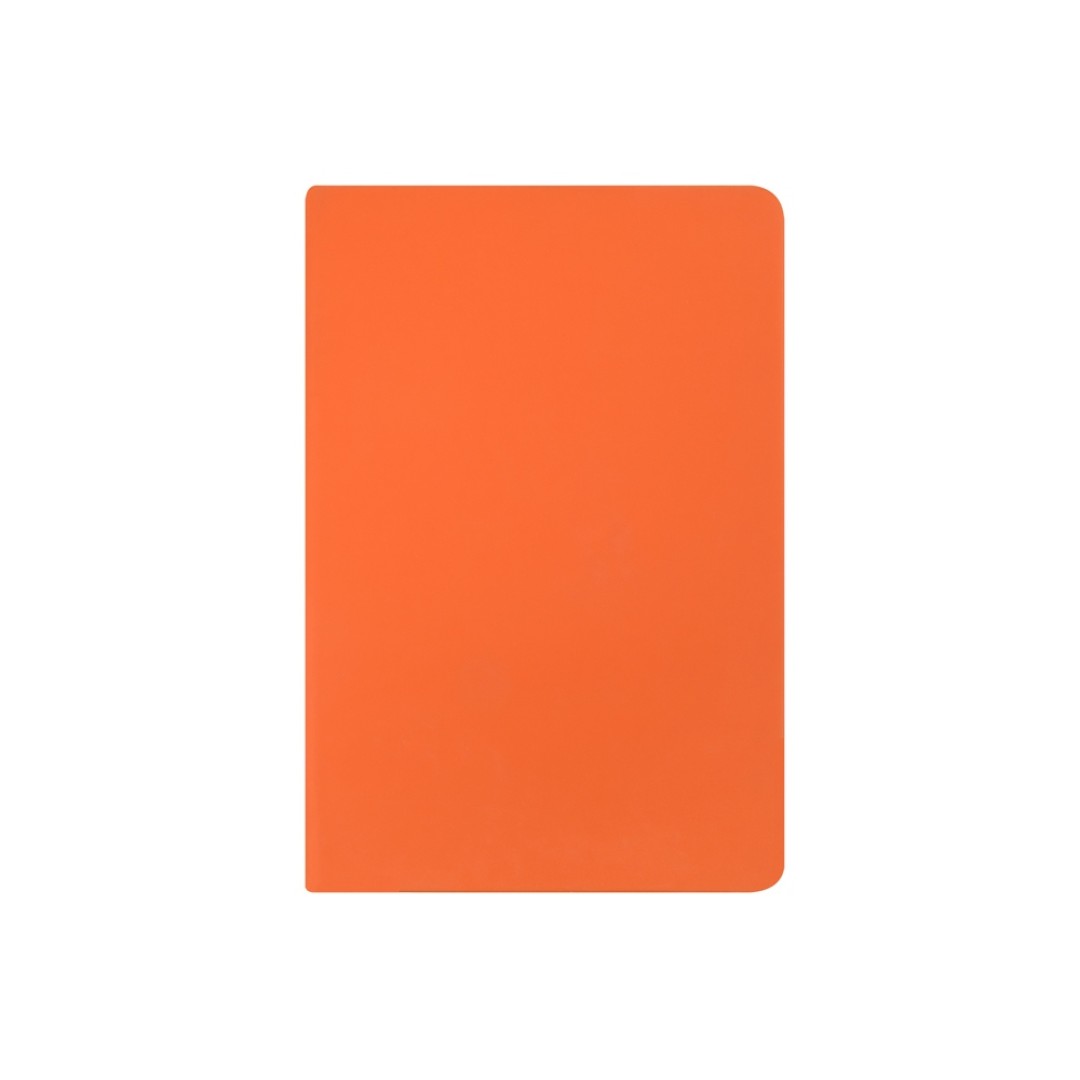 Ежедневник с каменной бумагой недатированный А5 "Carrara"», оранжевый