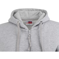 Толстовка на молнии "Perform" женская, серый меланж