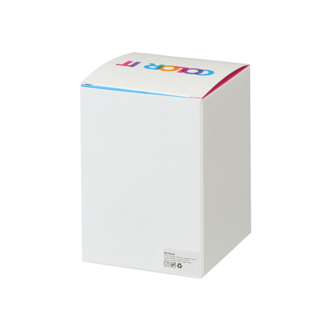 Термокружка "Vacuum mug C1", soft touch, 370мл, темно-синий