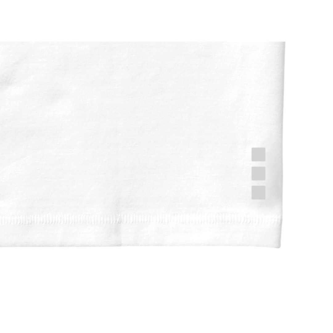 Ponoka мужская футболка из органического хлопка, длинный рукав, белый