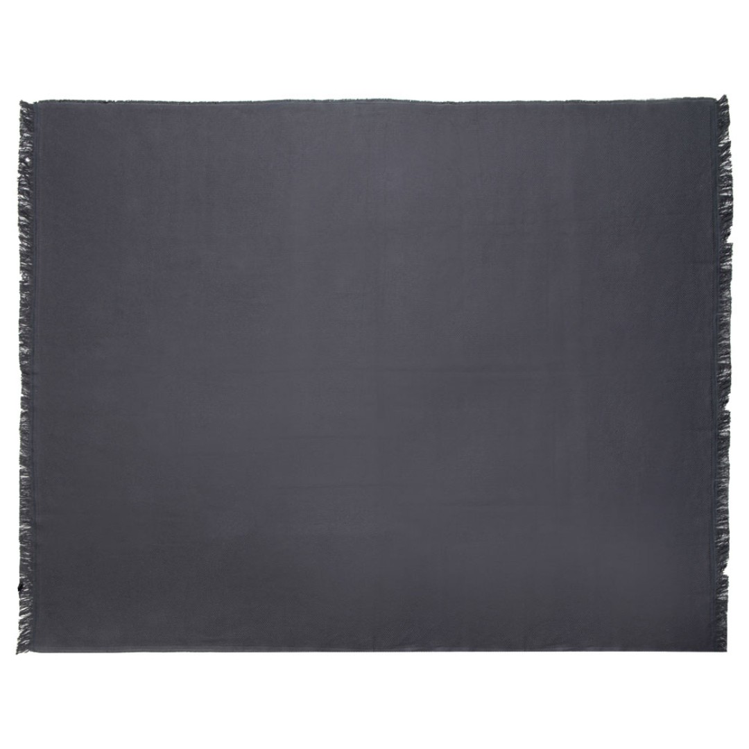 Плед "Lina"133x180 см., 100% хлопок, серый