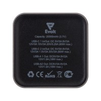 Внешний аккумулятор для ноутбуков «Main» 65 Вт, 20000 mAh, серый