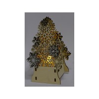 Декоративная фигура "Ель" с электрической свечой