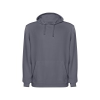 Толстовка с капюшоном «KENIA» унисекс, серо-голубой выстиранный