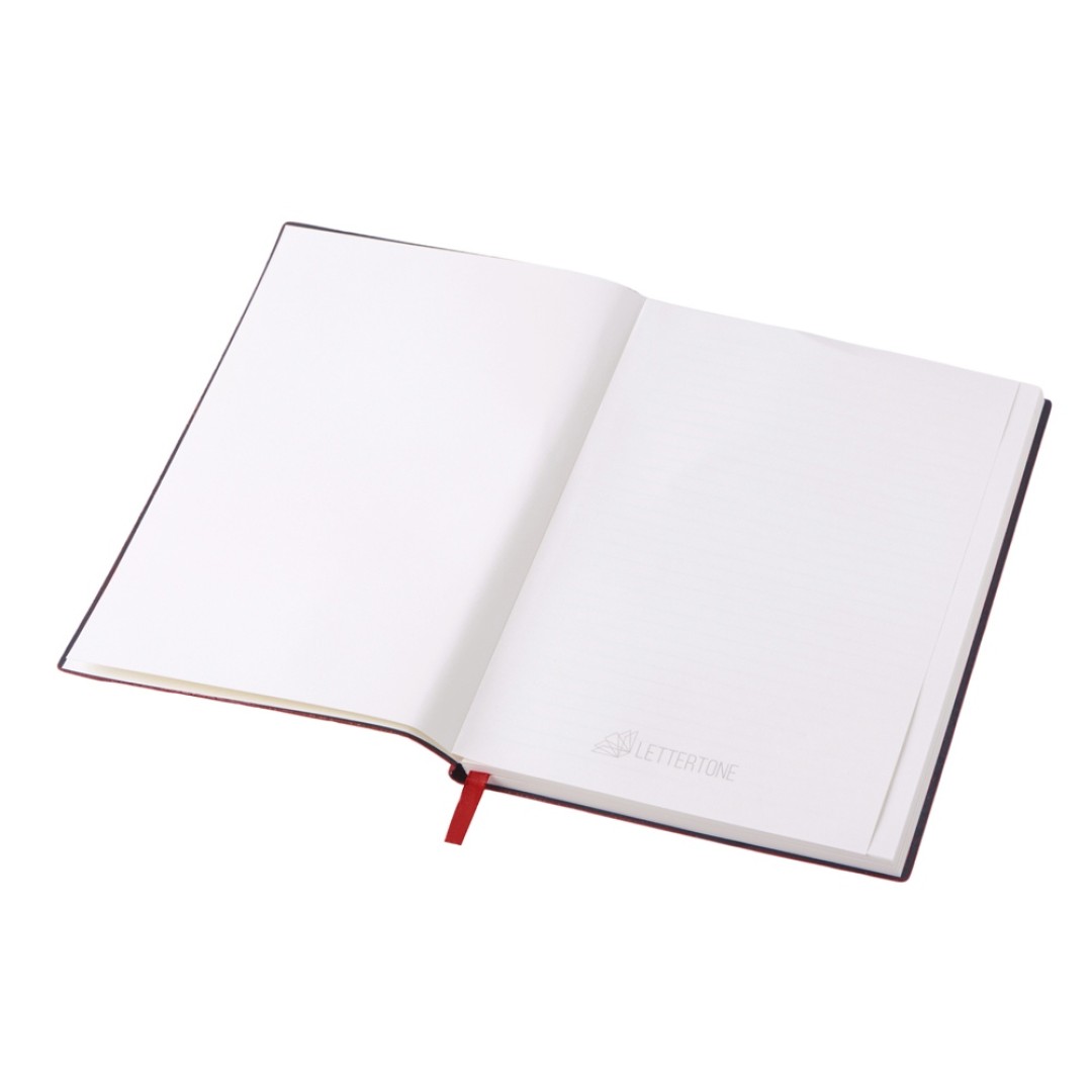 Блокнот А5 "Bradbury", гибкая обложка, 80 листов 80 гр/м2 FSC бумага, красный