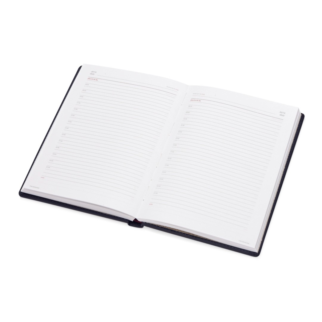 Ежедневник недатированный А5 «Velvet», темно-синий Navy