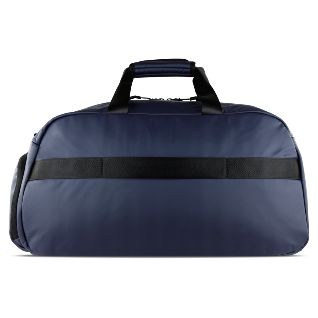 Сумка спортивная BUGATTI Blanc, синяя, тарпаулин/полиэстер, 52х26х27,5 см