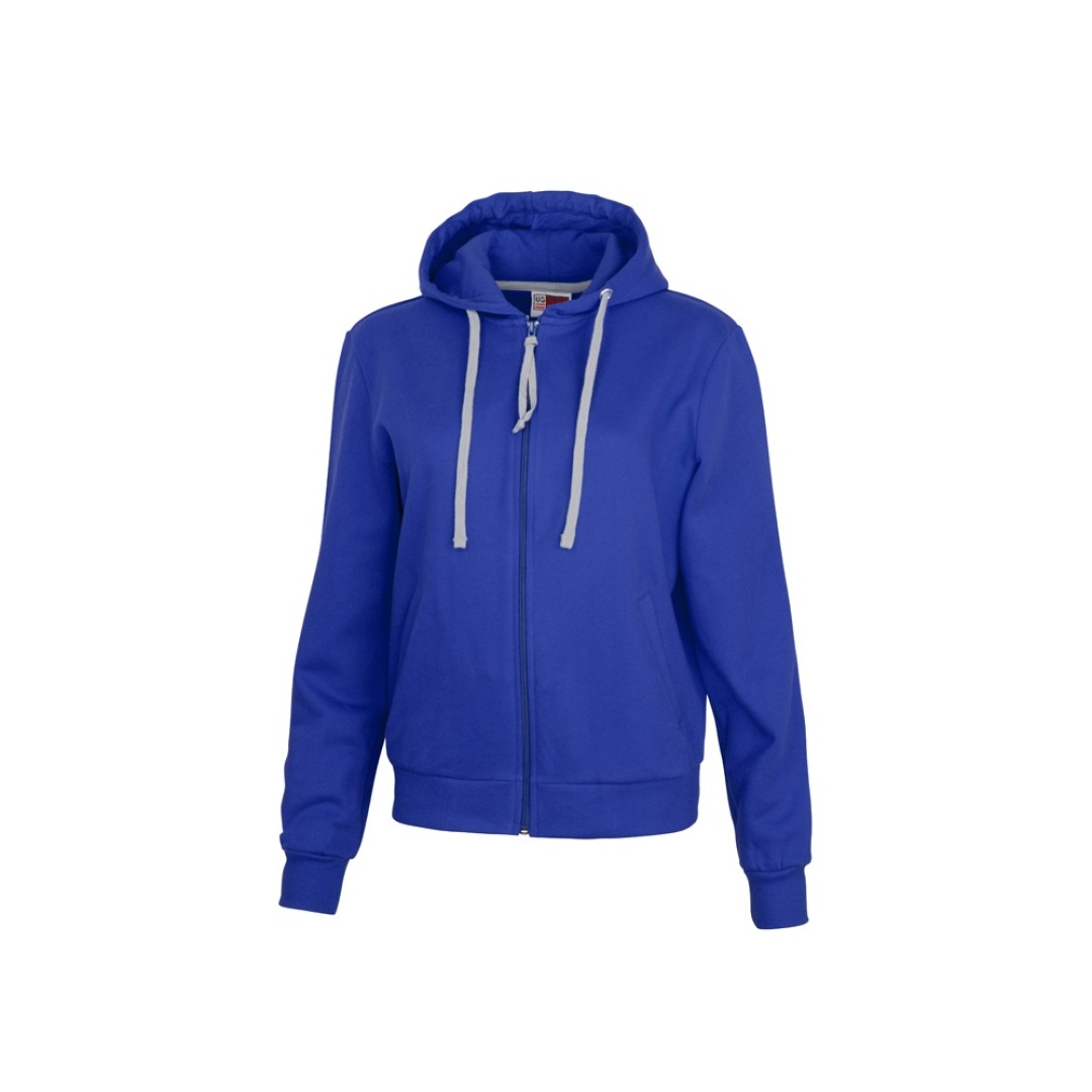 Толстовка на молнии "Perform" женская, классический синий