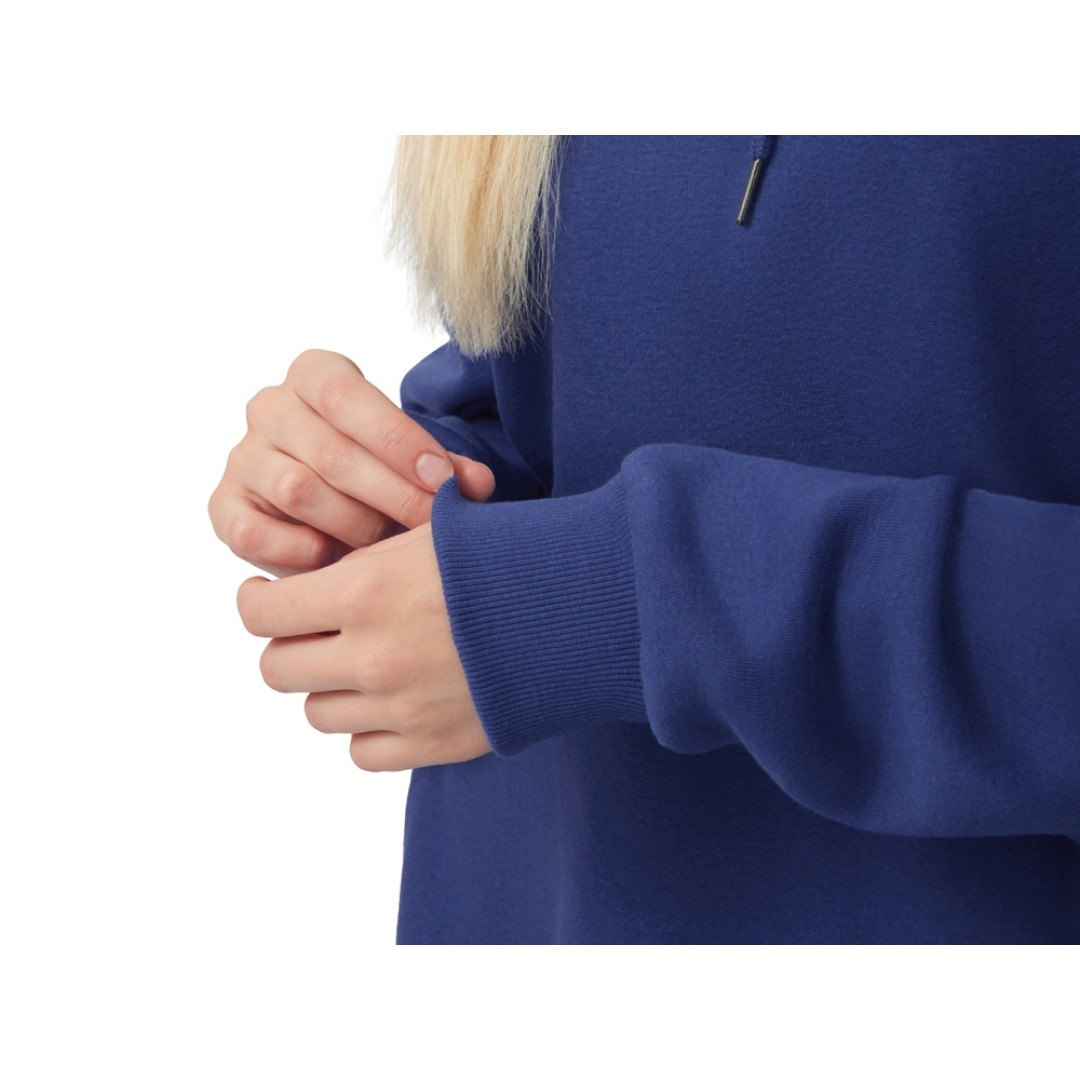 Толстовка с капюшоном оверсайз «Lisbon» унисекс, классический синий