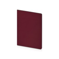 Бизнес-тетрадь А5 "Pragmatic Contrast", 40 листов в клетку, бордовый с темно-серым срезом