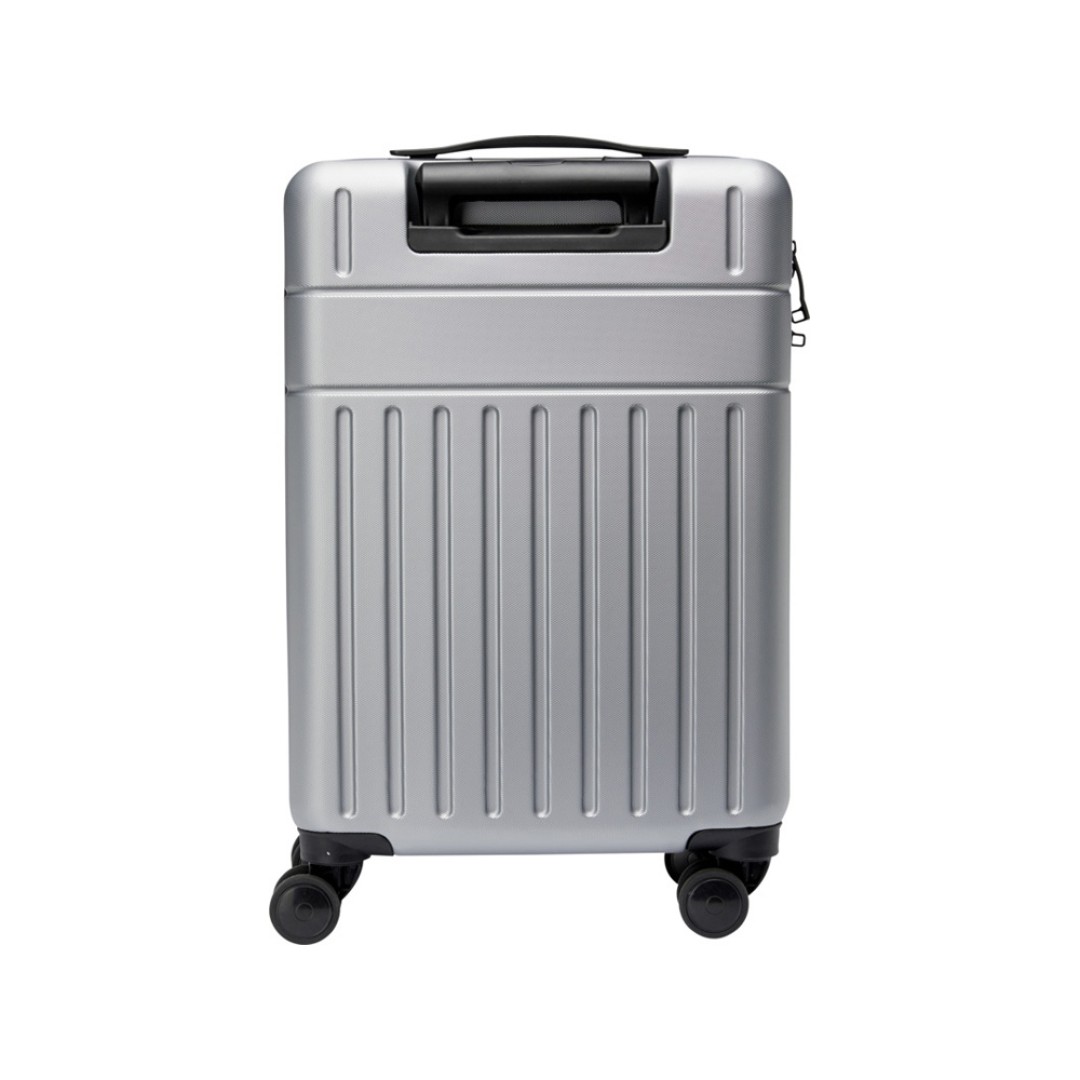 Чемодан на колесах Rover из материалов, переработанных согласно стандарту GRS, 40 л - Серебряный