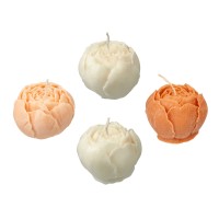 Набор свечей на подставке "Пионы"