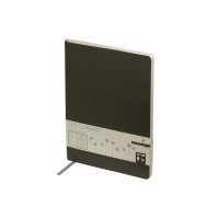 Скетчбук "Sketch & Art" в мягком переплете 179х250 мм, 80 л. бежевой бумаги 100 гр., серый