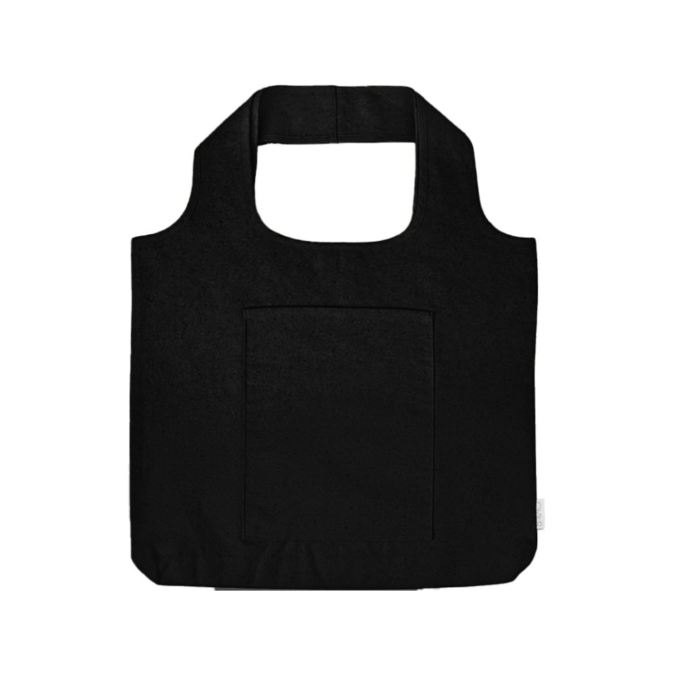 Сумка-шоппер Vest из хлопка 340 г/м2, черный