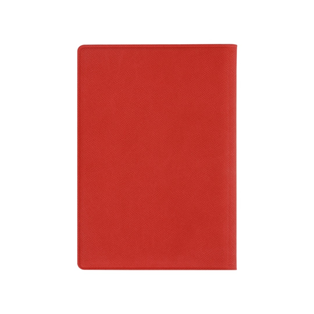 Обложка для паспорта с RFID защитой отделений для пластиковых карт "Favor", красная/серая