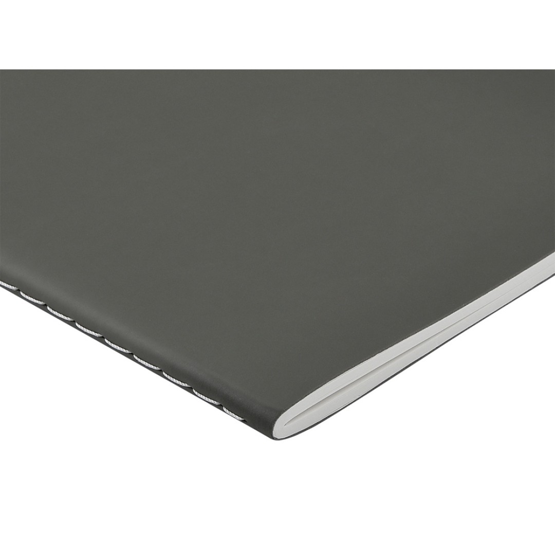 Тетрадь с каменной бумагой А5 "Carrara" 40 л., линейка, серый