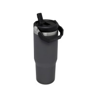 Stanley 890 мл IceFlow™ стакан с откидной соломинкой - темно-серый