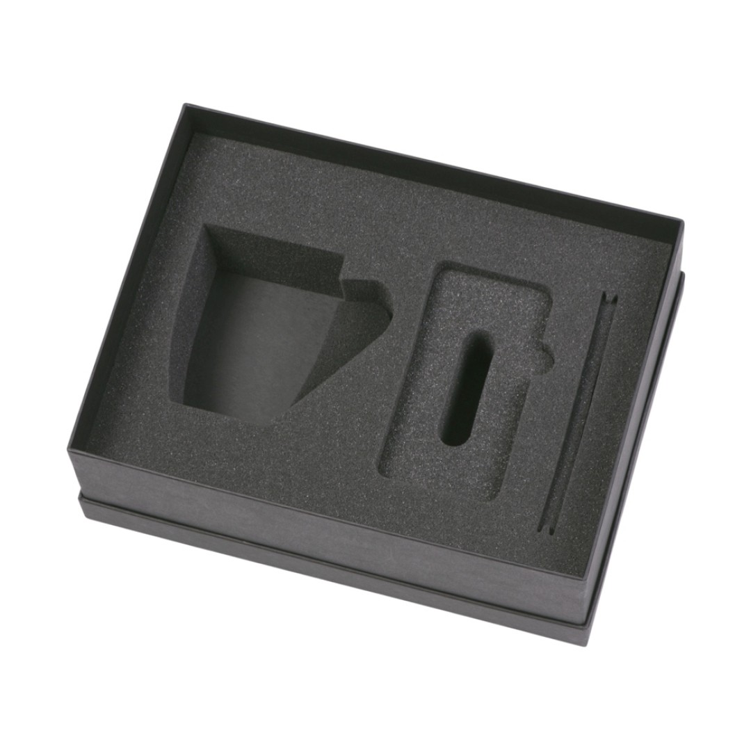 Подарочный набор c кружкой, пластиковой ручкой и повербанком С1, 5000 mAh, оранжевый