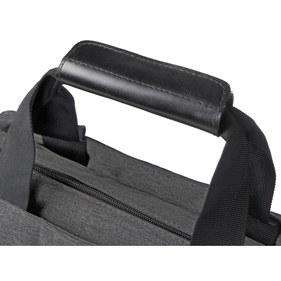 Сумка-холодильник Fabrizio со штопором, серый/черный